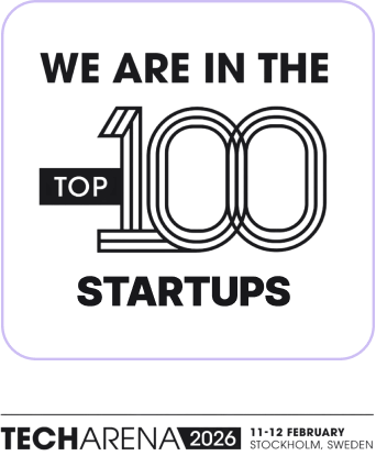 We are in top 100 startups logo